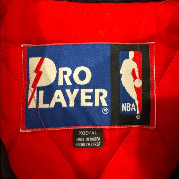 Vintage 90s Pro Player Chicago Bulls Jacket XL Made in Korea NBA Licensed - Picture 2 of 16